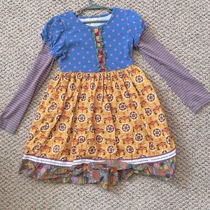 A fun pattern dress by Matilda Jane
